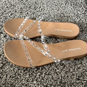 Madden girl Studded sandals-Sz 8